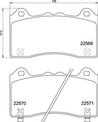 Купити Brembo P 24 202 за низькою ціною в Україні!