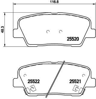 Купить Brembo P30063 – отличная цена на EXIST.UA!