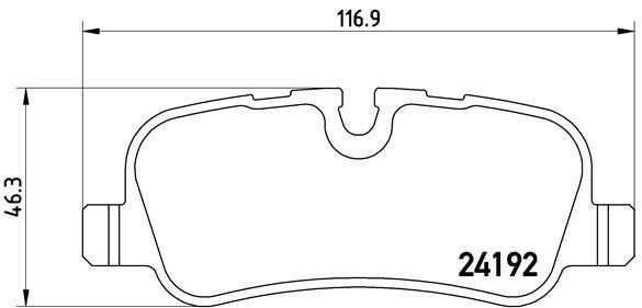 Купить Brembo P44019 – отличная цена на EXIST.UA!