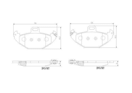 Купить Brembo P68021 – отличная цена на EXIST.UA!