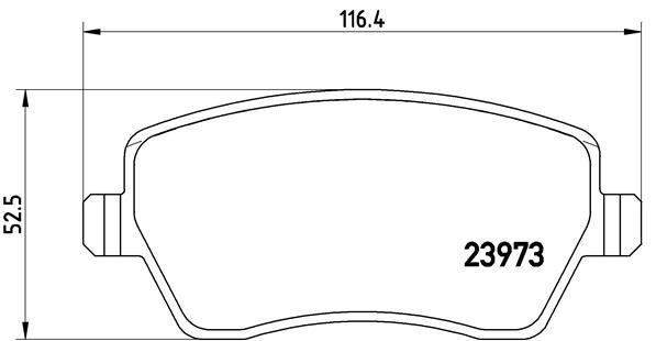 Купить Brembo P68033X – отличная цена на EXIST.UA!