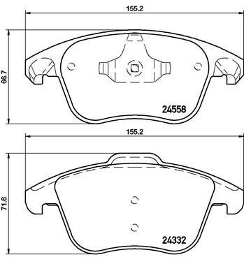 Купить Brembo P61117 – отличная цена на EXIST.UA!