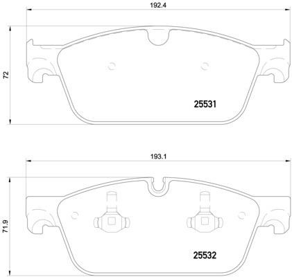 Купить Brembo P50112 – отличная цена на EXIST.UA!