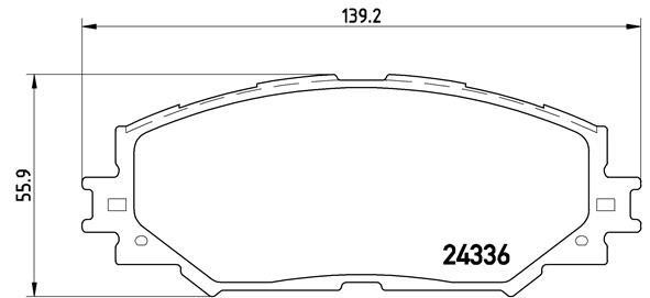 Купить Brembo P83082 – отличная цена на EXIST.UA!