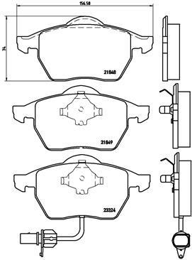 Купить Brembo P85060 – отличная цена на EXIST.UA!
