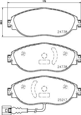 Купить Brembo P 85 144 по низкой цене в Украине!