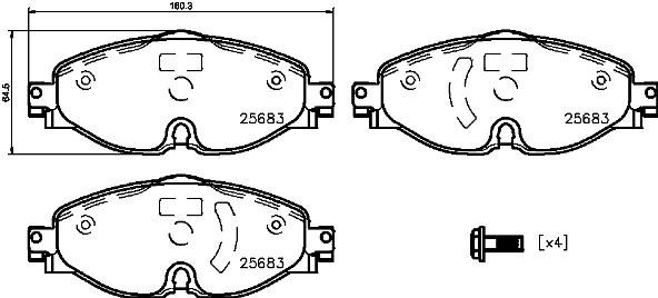 Купить Brembo P 85 147 по низкой цене в Украине!