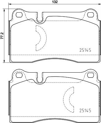 Купить Brembo P85159 – отличная цена на EXIST.UA!