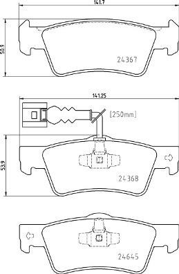 Купить Brembo P 85 163 по низкой цене в Украине!