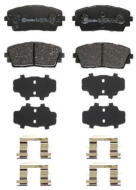 P30115 Brembo Тормозные колодки дисковые, комплект