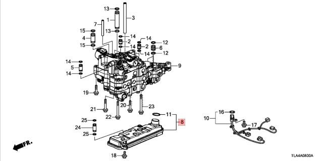 Honda 25420-5X9-003 Фільтр АКПП 254205X9003: Приваблива ціна - Купити в Україні на EXIST.UA! 254205X9003 Honda Фільтр АКПП