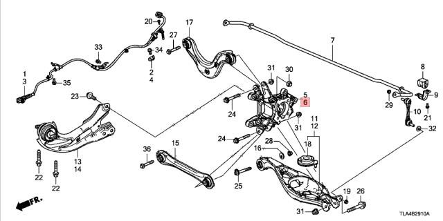 Купити Honda 52215-TNY-J00 за низькою ціною в Україні!