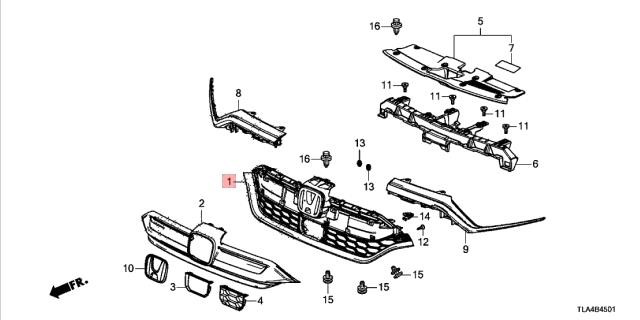 Купить Honda 71121-TLA-A60 по низкой цене в Украине!