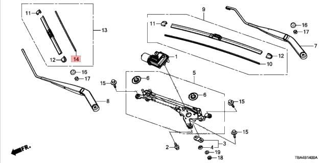Купить Honda 76632-T6L-H04 по низкой цене в Украине!