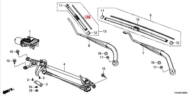 Купити Honda 76632-T7A-033 за низькою ціною в Україні!