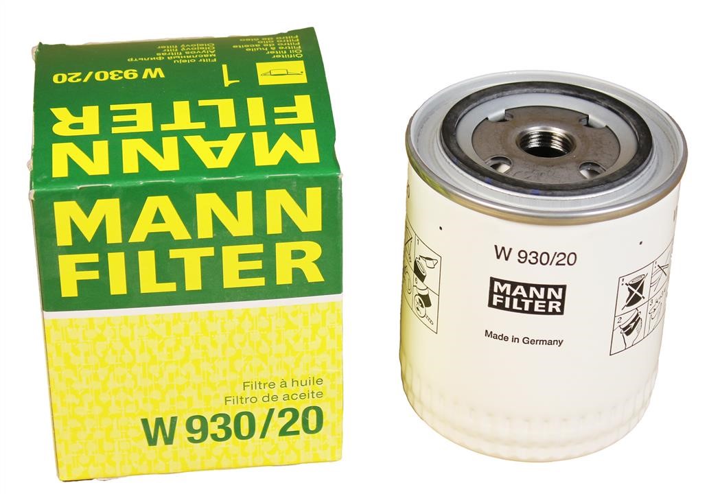 Фільтр масляний Mann-Filter W 930&#x2F;20