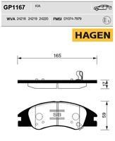Sangsin GP1167 Гальмівні колодки передні, комплект GP1167: Купити в Україні - Добра ціна на EXIST.UA!