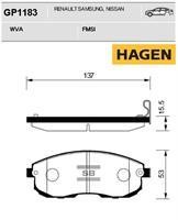 Sangsin GP1183 Гальмівні колодки передні, комплект GP1183: Купити в Україні - Добра ціна на EXIST.UA!