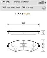 Sangsin HP1103 Гальмівні колодки передні, комплект HP1103: Приваблива ціна - Купити в Україні на EXIST.UA!