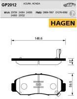 Sangsin GP2012 Гальмівні колодки передні, комплект GP2012: Купити в Україні - Добра ціна на EXIST.UA!