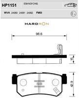Sangsin HP1151 Гальмівні колодки задні, комплект HP1151: Купити в Україні - Добра ціна на EXIST.UA!