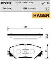Sangsin GP2093 Гальмівні колодки передні, комплект GP2093: Купити в Україні - Добра ціна на EXIST.UA!