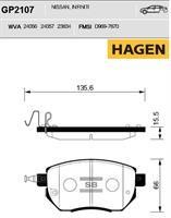 Sangsin GP2107 Гальмівні колодки передні, комплект GP2107: Купити в Україні - Добра ціна на EXIST.UA!