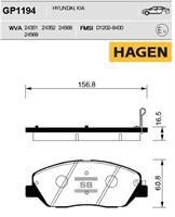 Sangsin GP1194 Гальмівні колодки передні, комплект GP1194: Купити в Україні - Добра ціна на EXIST.UA!