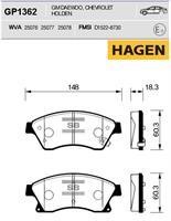 Sangsin GP1362 Гальмівні колодки передні, комплект GP1362: Купити в Україні - Добра ціна на EXIST.UA!
