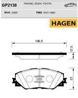 Sangsin GP2138 Гальмівні колодки передні, комплект GP2138: Купити в Україні - Добра ціна на EXIST.UA!