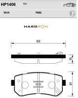 Sangsin HP1406 Гальмівні колодки задні, комплект HP1406: Купити в Україні - Добра ціна на EXIST.UA!