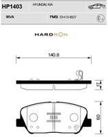 Sangsin HP1403 Гальмівні колодки передні, комплект HP1403: Купити в Україні - Добра ціна на EXIST.UA!
