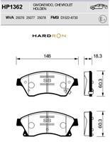 Sangsin HP1362 Гальмівні колодки передні, комплект HP1362: Купити в Україні - Добра ціна на EXIST.UA!