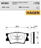 Sangsin GP2081 Гальмівні колодки задні, комплект GP2081: Купити в Україні - Добра ціна на EXIST.UA!