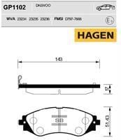 Sangsin GP1102 Гальмівні колодки передні, комплект GP1102: Приваблива ціна - Купити в Україні на EXIST.UA!