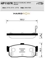 Sangsin HP1107R Гальмівні колодки задні, комплект HP1107R: Купити в Україні - Добра ціна на EXIST.UA!