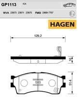 Sangsin GP1113 Гальмівні колодки передні, комплект GP1113: Купити в Україні - Добра ціна на EXIST.UA!