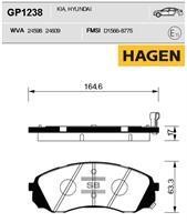 Sangsin GP1238 Гальмівні колодки передні, комплект GP1238: Купити в Україні - Добра ціна на EXIST.UA!