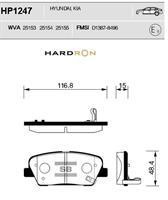 Sangsin HP1247 Гальмівні колодки задні, комплект HP1247: Купити в Україні - Добра ціна на EXIST.UA!