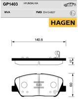 Sangsin GP1403 Гальмівні колодки передні, комплект GP1403: Купити в Україні - Добра ціна на EXIST.UA!