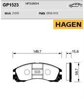 Sangsin GP1523 Гальмівні колодки передні, комплект GP1523: Купити в Україні - Добра ціна на EXIST.UA!