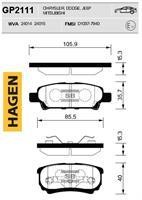 Sangsin GP2111 Гальмівні колодки задні, комплект GP2111: Приваблива ціна - Купити в Україні на EXIST.UA!