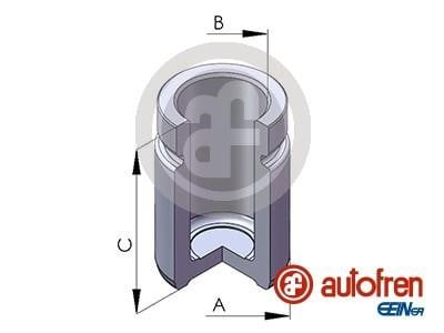 D025648 Autofren Поршень заднего тормозного суппорта