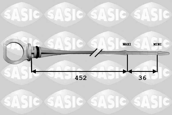 Sasic 1940008 Щуп рівня масла 1940008: Купити в Україні - Добра ціна на EXIST.UA!