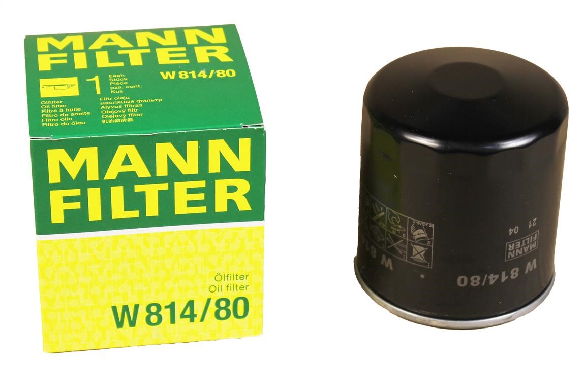 Фільтр масляний Mann-Filter W 814&#x2F;80