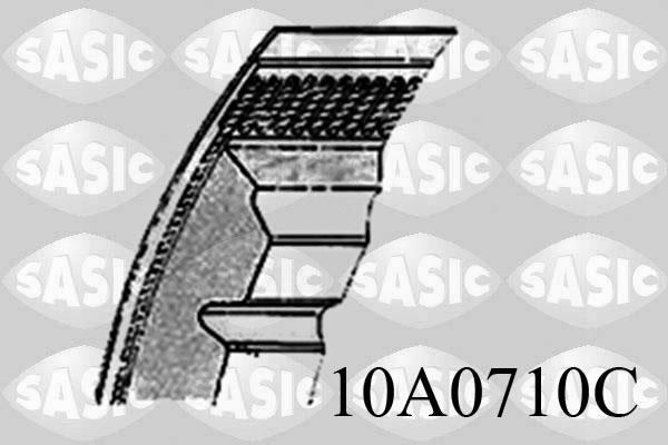 Sasic 10A0710C Ремінь клиновий 10A0710C: Купити в Україні - Добра ціна на EXIST.UA!