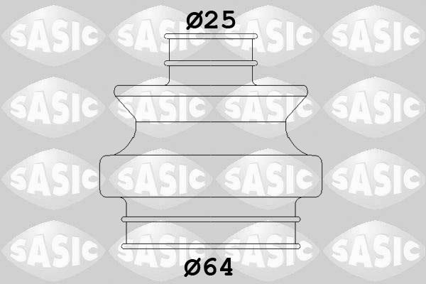 Sasic 1906141 Пильник приводного валу внутрішній, комплект 1906141: Купити в Україні - Добра ціна на EXIST.UA!