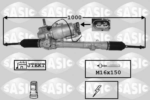 Sasic 7170058 Рульова рейка з ЕПК 7170058: Приваблива ціна - Купити в Україні на EXIST.UA! 7170058 Sasic Рульова рейка з ЕПК