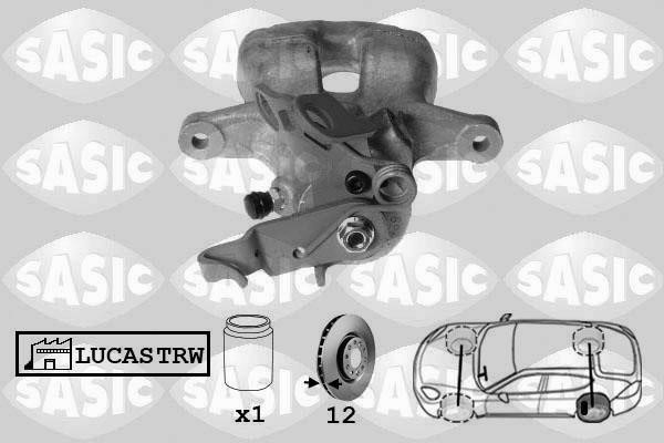 Sasic 6506192 Супорт гальмівний задній лівий 6506192: Купити в Україні - Добра ціна на EXIST.UA!