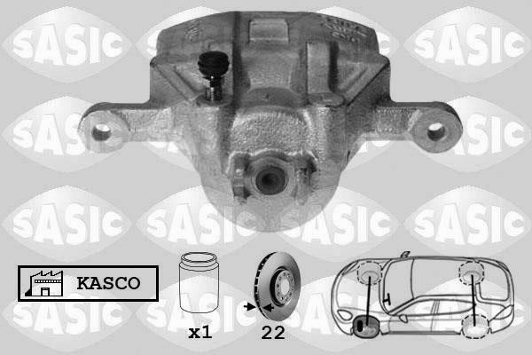 Sasic 6506202 Супорт гальмівний передній лівий 6506202: Купити в Україні - Добра ціна на EXIST.UA!